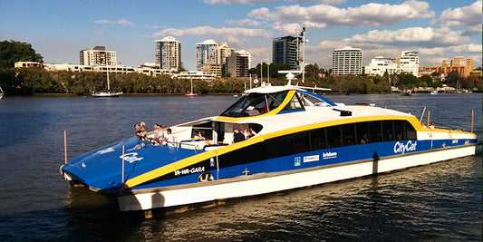 DOGS ON BRISBANE CITY CAT FERRIES TRIAL