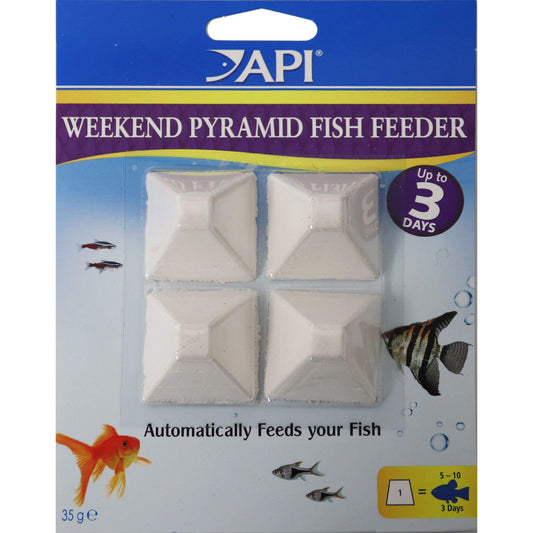 API Weekend Pyramid Fish Feeder 4 Pack