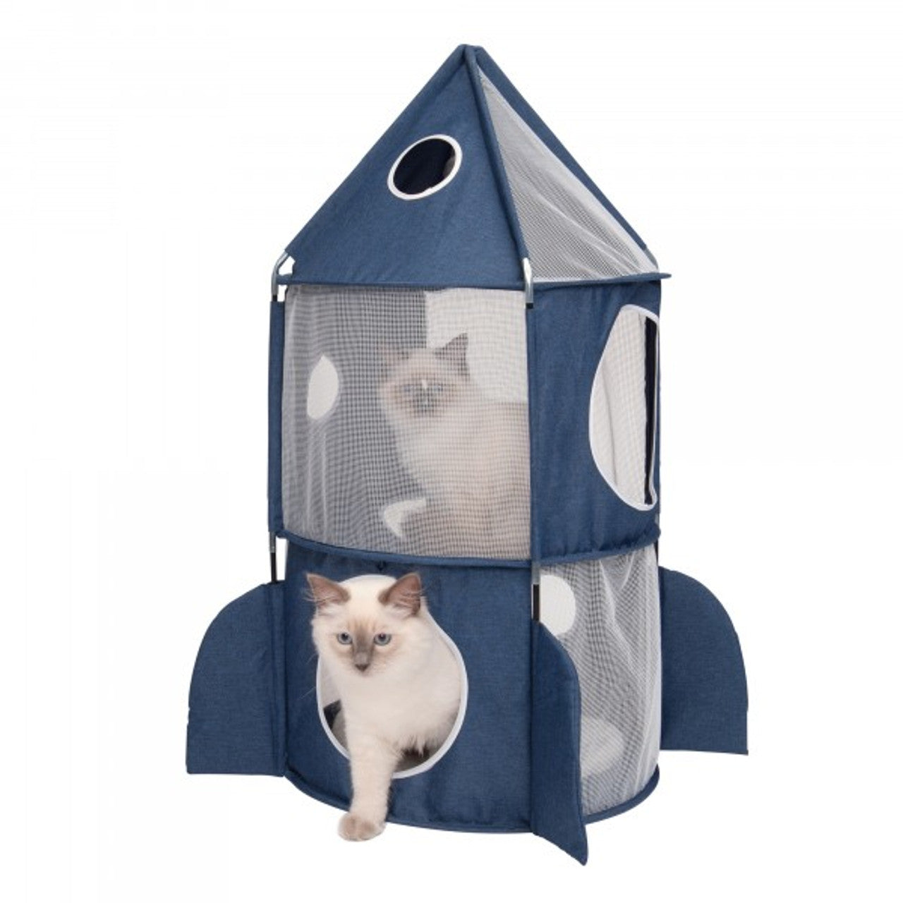 Vesper Rocket Cat Home Blue