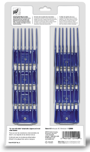 Andis Comb Set 8 piece Set Large