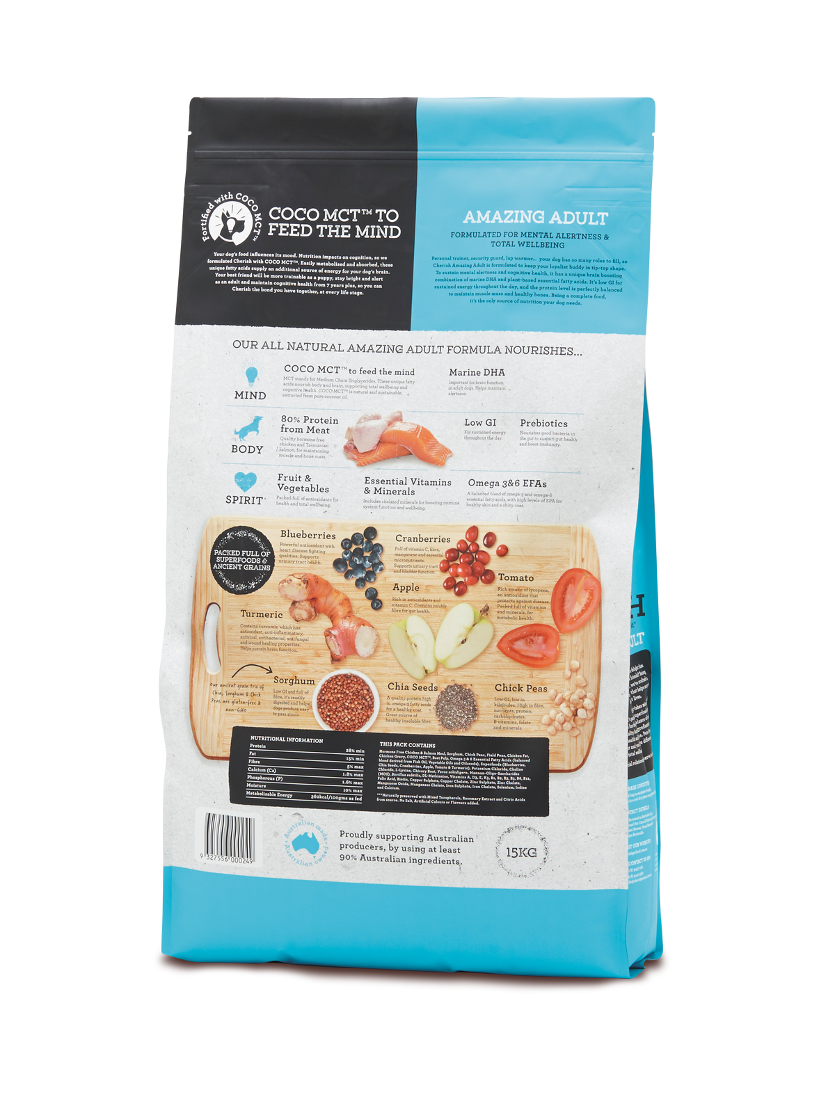 Cherish Dog Amazing Adult 15kg
