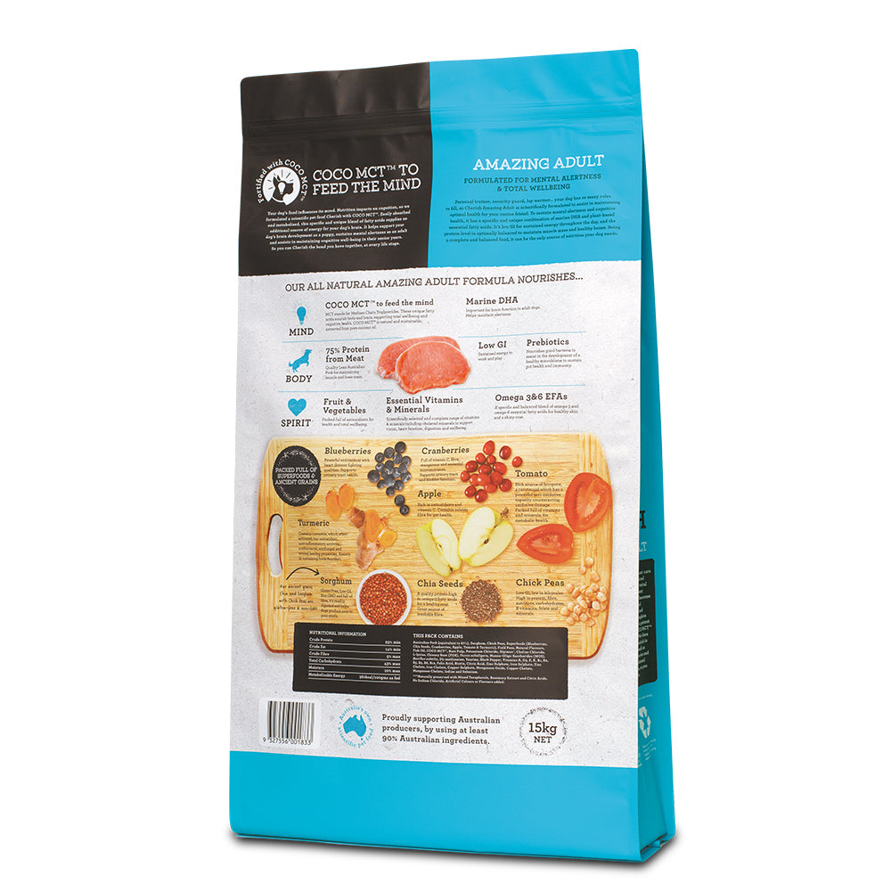 Cherish Dog Amazing Adult Pork 15kg