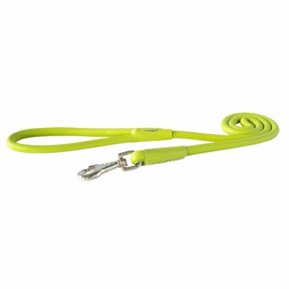 Rogz Leather Lead Lime Small