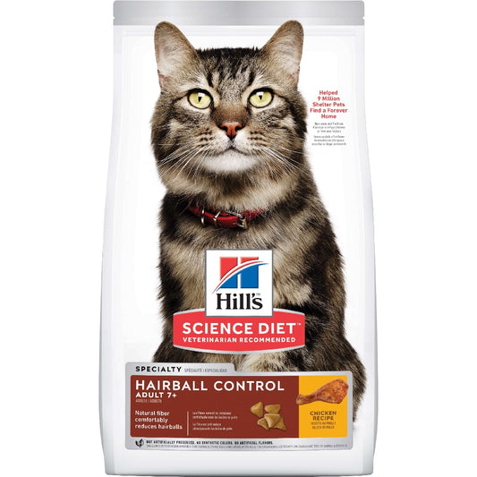 Hills Science Diet Cat Hairball Control Senior 7+ 2kg