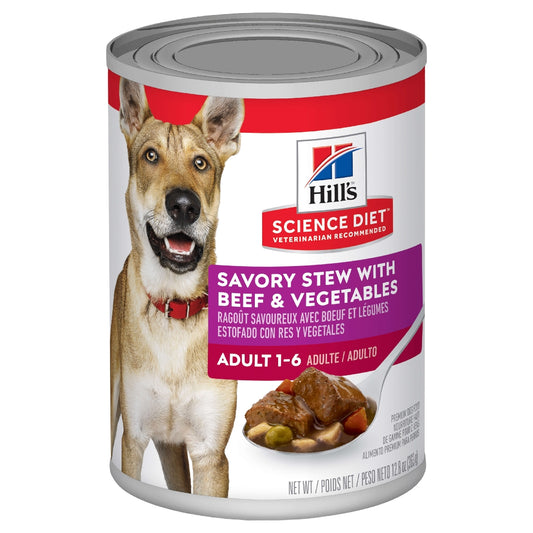 Hills Science Diet Dog Beef Stew Can 370g