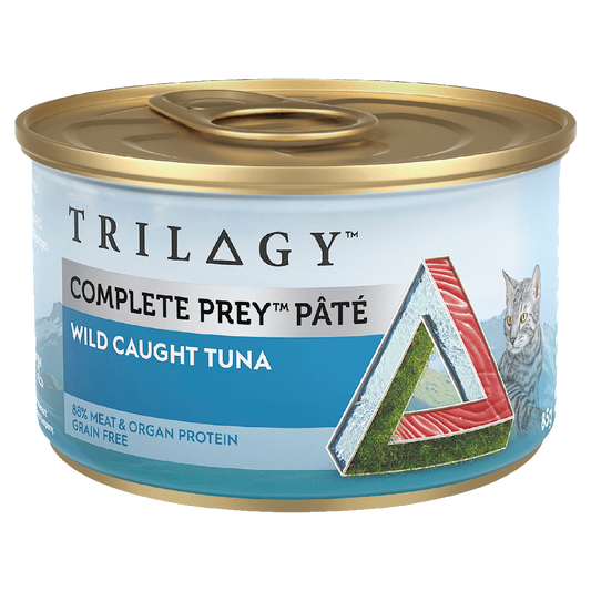 Trilogy Complete Prey Adult Wet Cat Food Pâté Wild Caught Tuna 85g