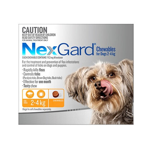 Nexgard Dogs 2 - 4kg 3pk