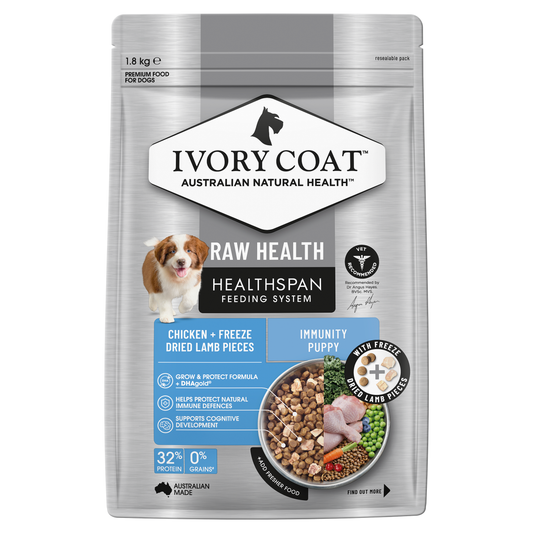Ivory Coat Raw Puppy Immunity 1.8kg