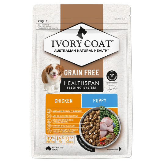 Ivory Coat Puppy Grain Free Chicken 2kg