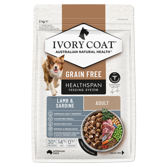 Ivory Coat Adult Grain Free Lamb And Sardine 2kg