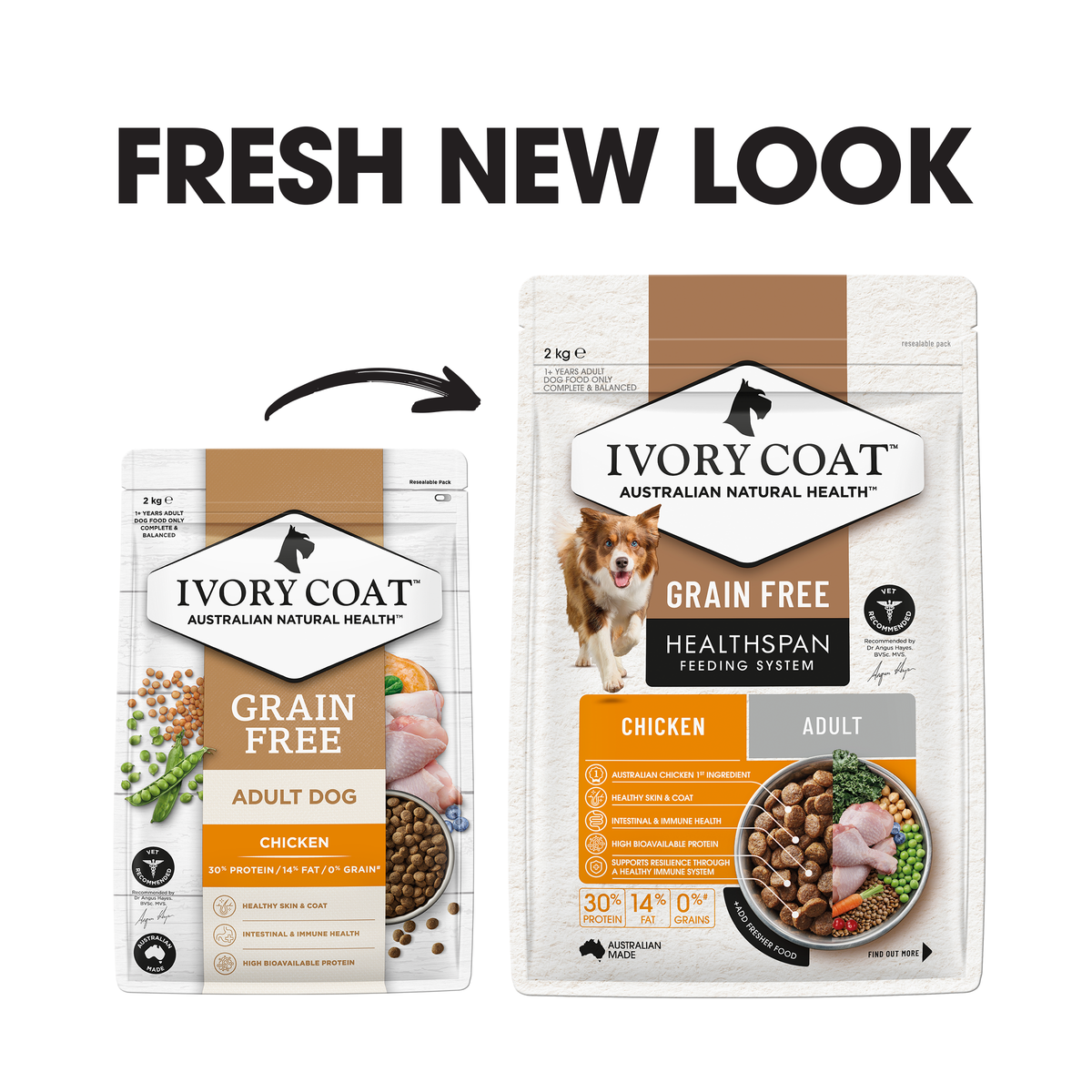 Ivory Coat Adult Grain Free Chicken 2kg
