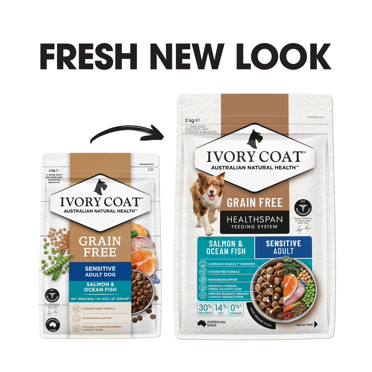 Ivory Coat Adult Grain Free Ocean Fish 13kg