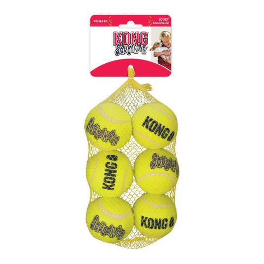 KONG Squeaker Ball Med 6pk