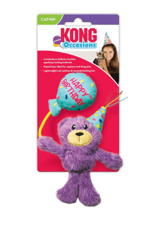 KONG Cat Ocassions Birthday Teddy