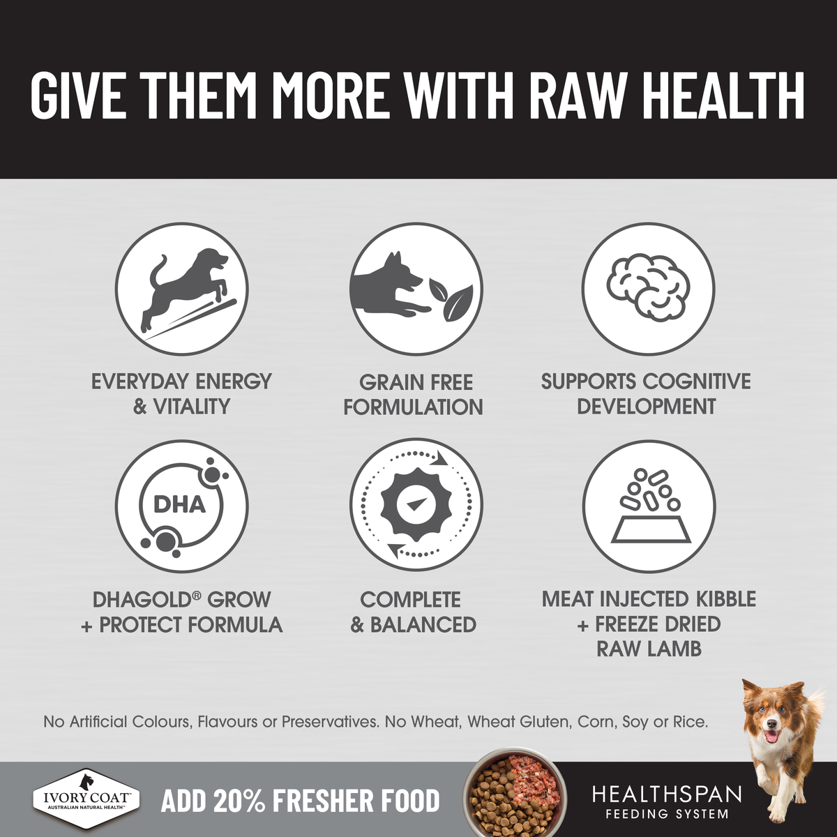 Ivory Coat Raw Puppy Immunity 1.8kg