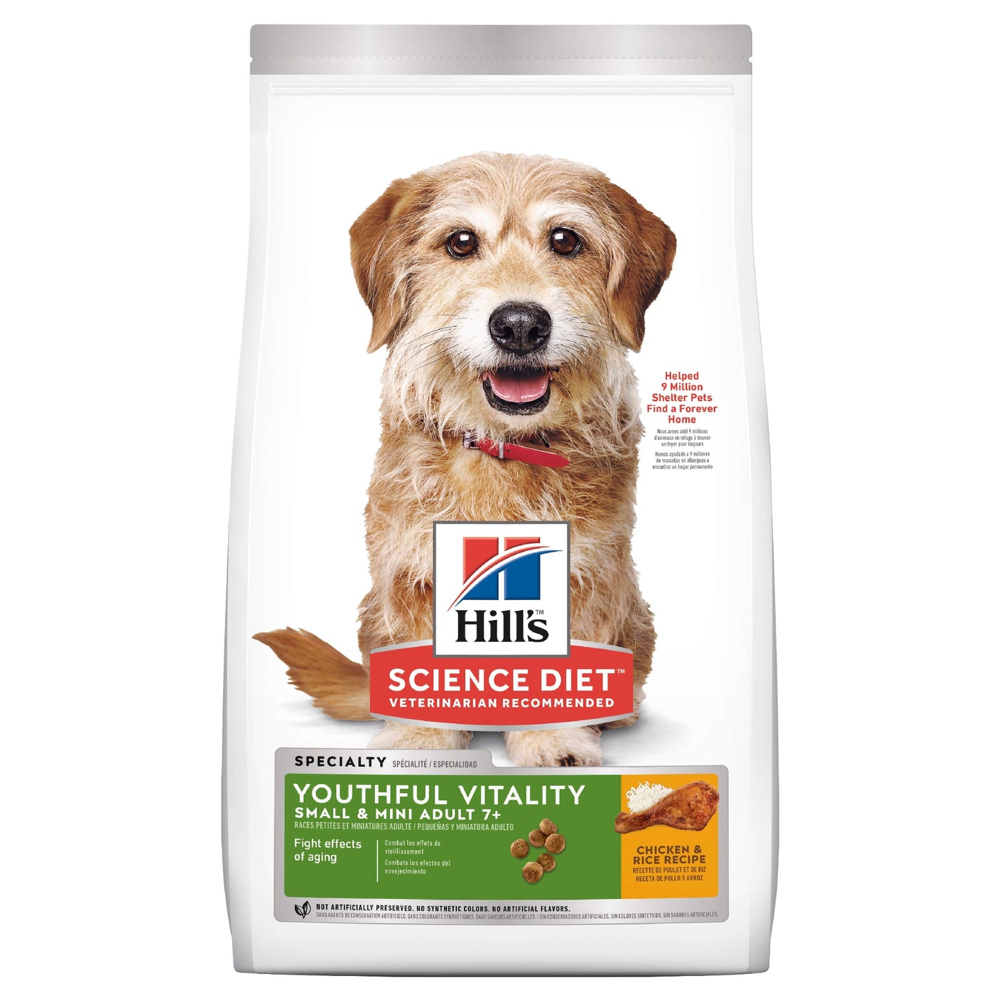 Hills Science Diet Adult 7+ Senior Vitality Small & Mini Dog 1.58kg 