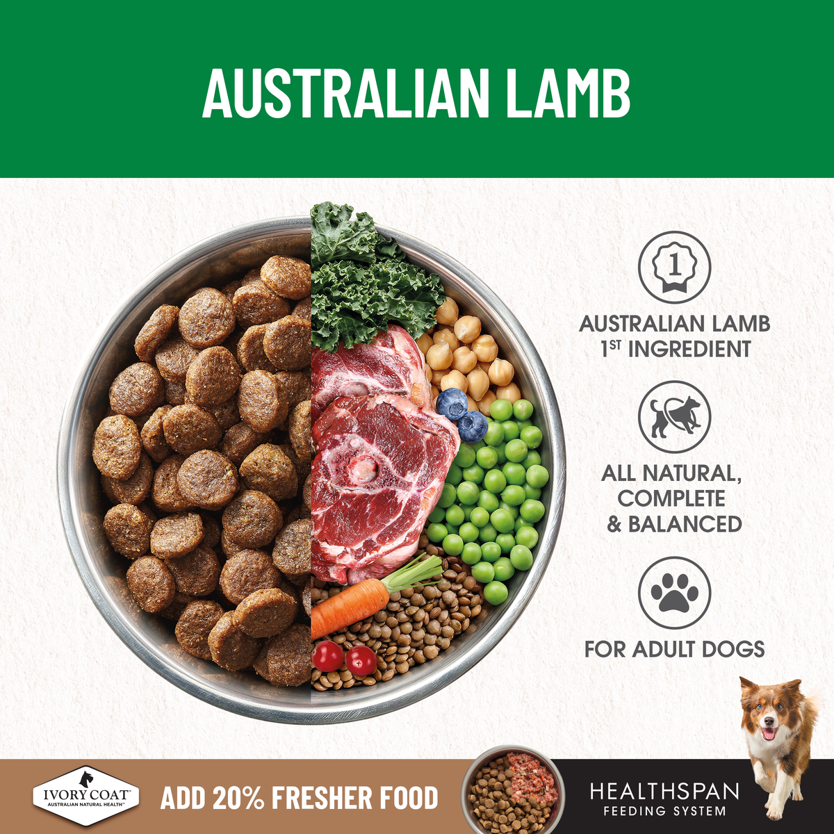 Ivory Coat Adult Grain Free Lamb 13kg