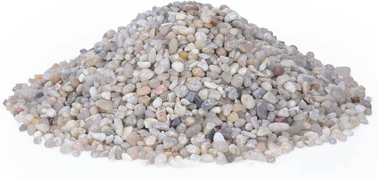 Aquarium Gravel Supplies White Pebble 5mm 20kg