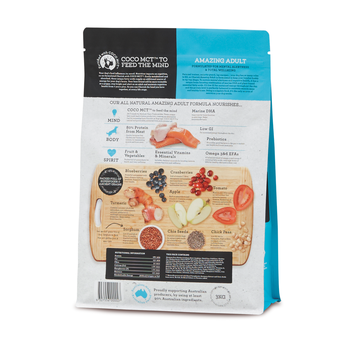 Cherish Dog Amazing Adult 3kg