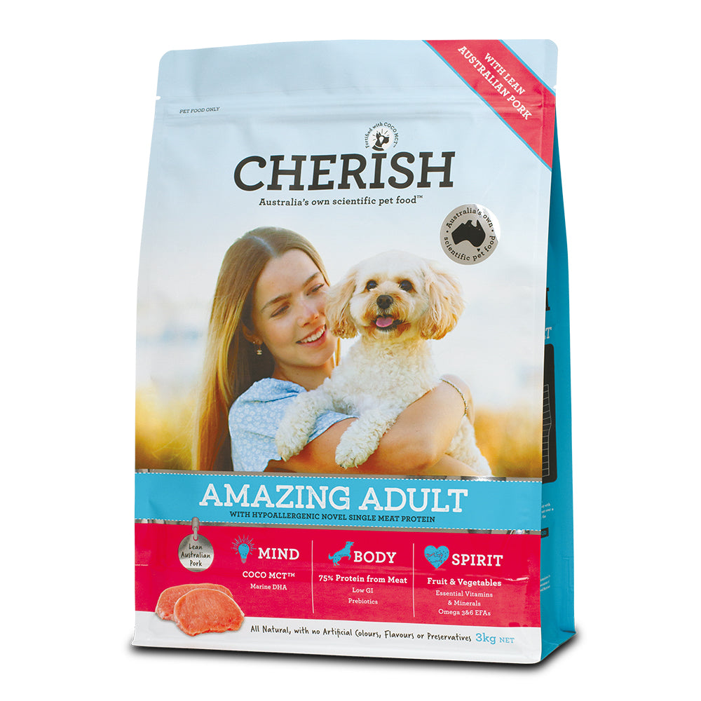 Cherish Dog Amazing Adult Pork 3kg