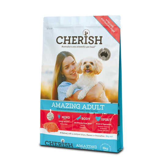 Cherish Dog Amazing Adult Pork 8kg