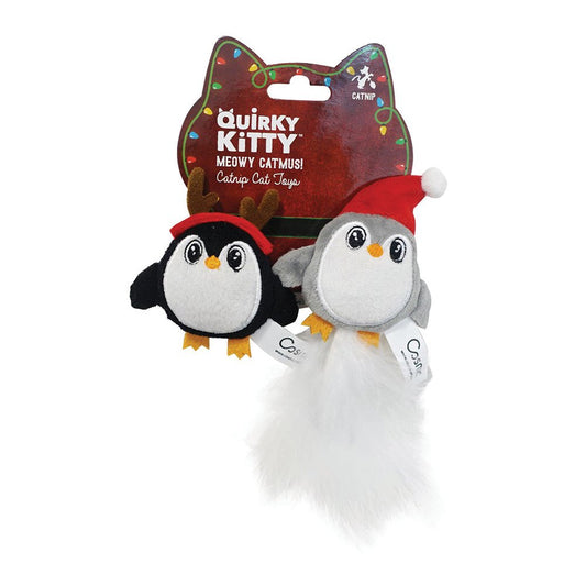 Quirky Kitty Holiday Pouncy Penguins 2 pack