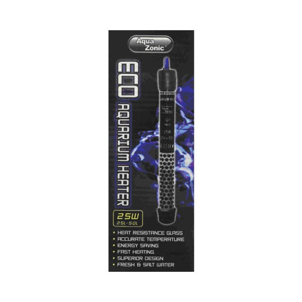 Aqua Zonic Eco Aquarium Heater - 25 Watt (14cm Mini)