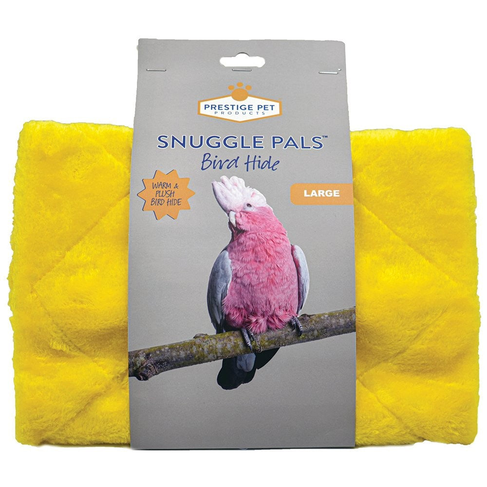 Prestige Pet Snuggle Pals Bird Hide Large Yellow 15Hx13Wx24D