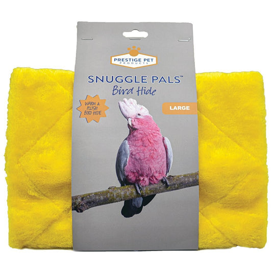 Prestige Pet Snuggle Pals Bird Hide Large Yellow 15Hx13Wx24D