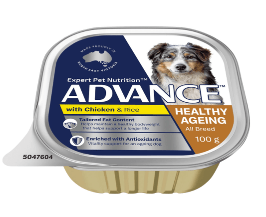 Advance Dog Adult Healthy Aging Chicken Tray Single 100g