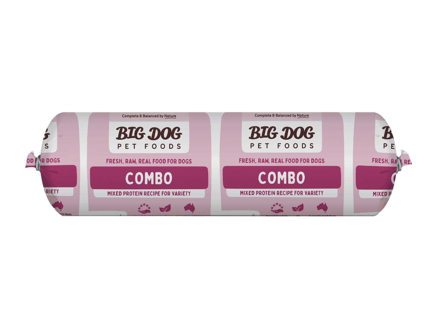 Big Dog Barf COMBO Roll 2kg