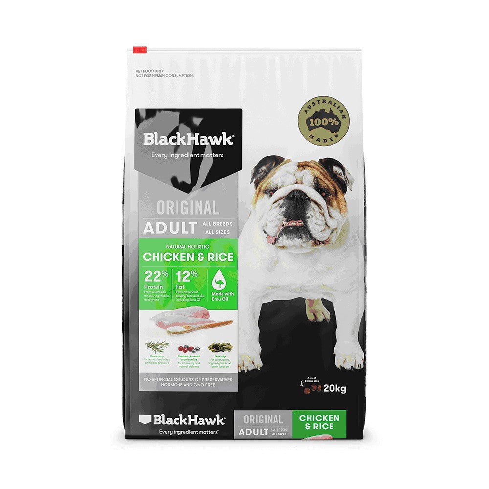 Black Hawk Adult Dog Chicken & Rice 20kg