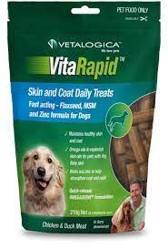 Vitarapid Skin And Coat Care Treats For Dogs 210g