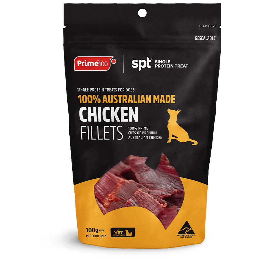 Prime100 Chicken Fillet Treats 100g