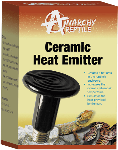 Anarchy Reptile Ceramic Heat Emitter Black 75w