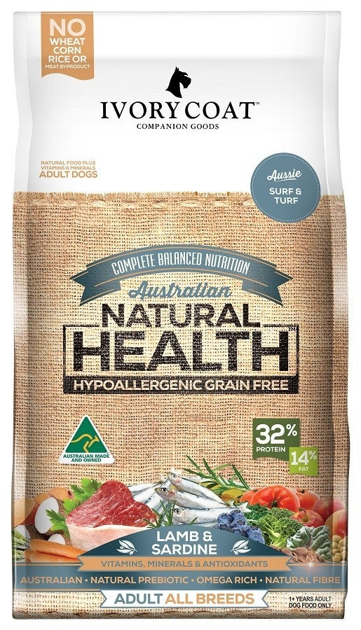 Ivory Coat Adult Grain Free Lamb And Sardine 2kg