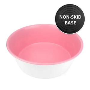 Bainbridge Dog Bowl Stainless Pink / White 525ml