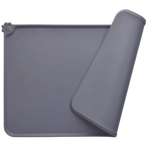 All Fur You Silicone Pet Feeding Mat Grey