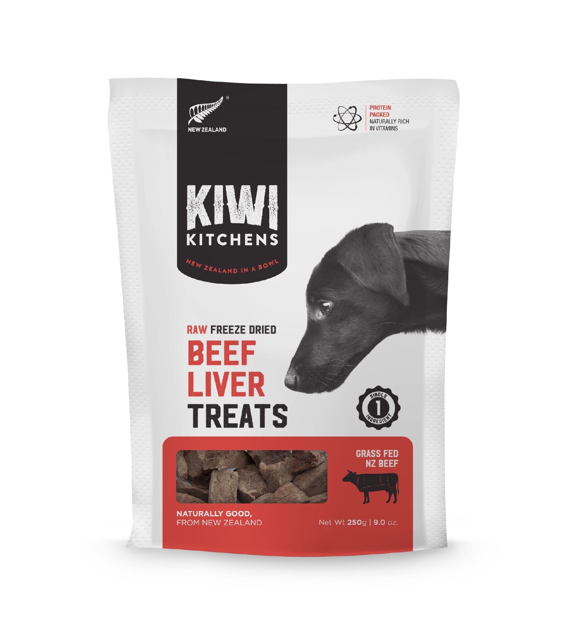 Kiwi Kitchens Freeze Dried Beef Liver Treats 250g