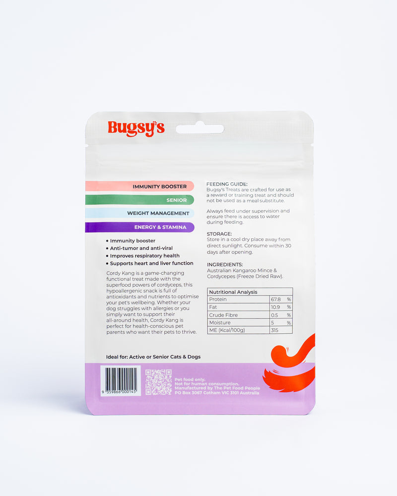 Bugsys Freeze Dried Energy & Stamina 70g