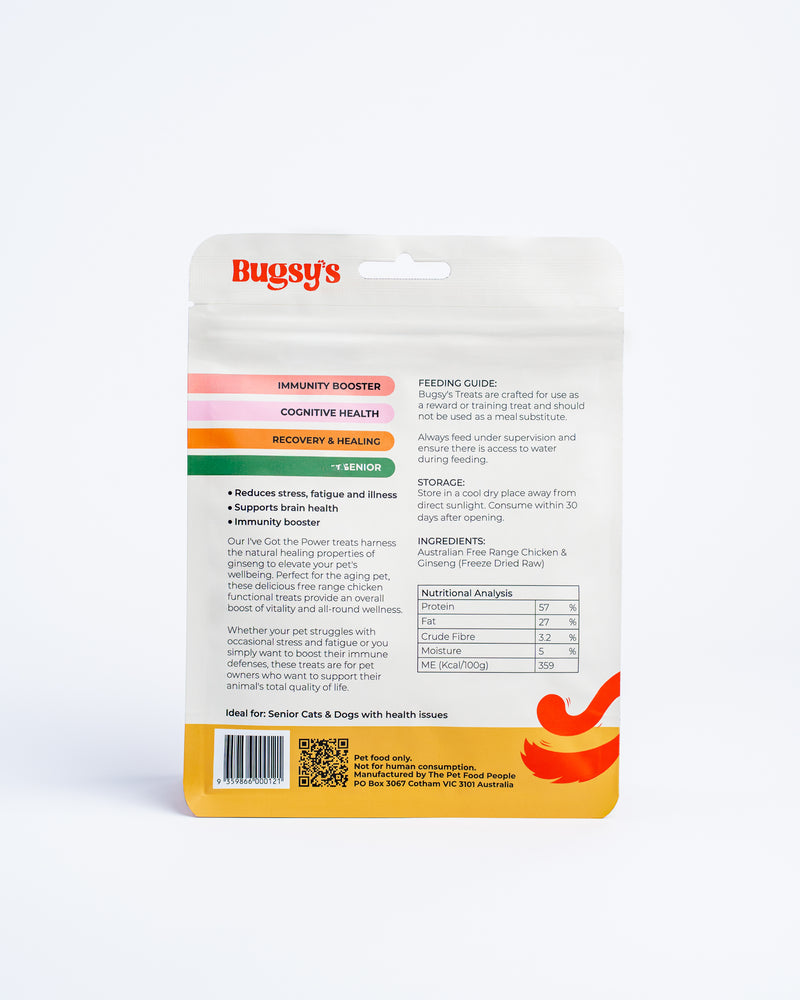 Bugsys Freeze Dried Cognitive Health 70g