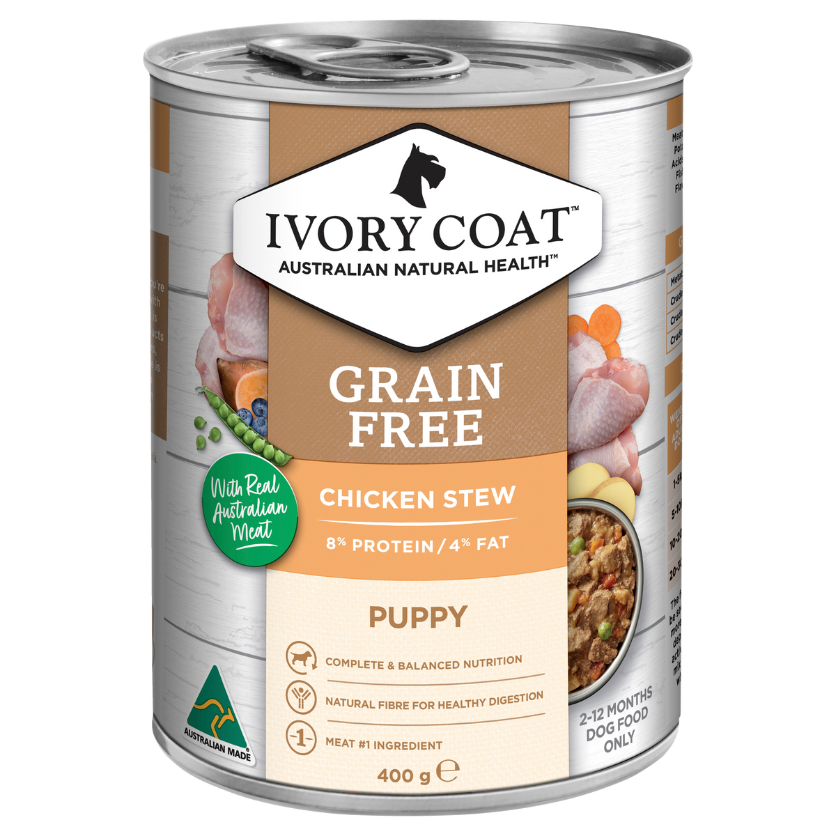 Ivory Coat Puppy Chicken Stew 400g