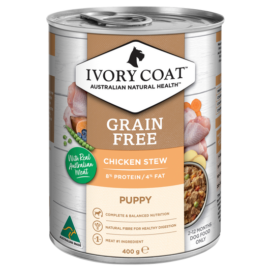 Ivory Coat Puppy Chicken Stew 400g