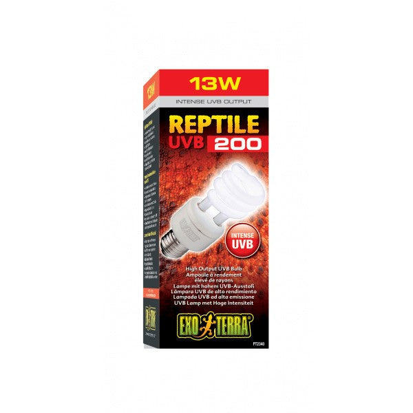 Exo Terra Reptile - Uvb200 Compact Fluoro Bulb 13 Watt