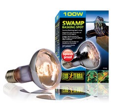 Exo Terra Sun Glo Swamp Glo Basking Spot Bulb - 100 Watt