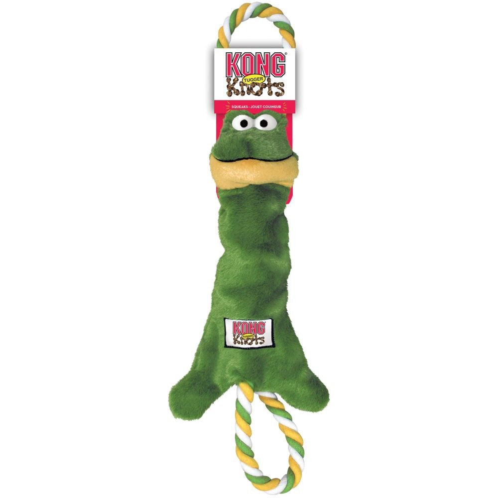 KONG Tugger Knots Frog Med/Lge