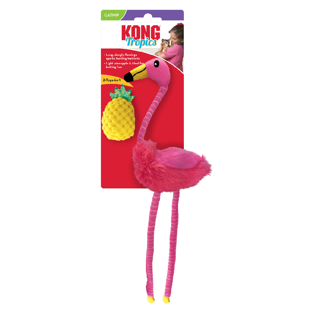 KONG Cat Tropics Flamingo
