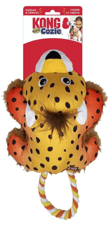 KONG Cozie Tuggz Cheetah Small