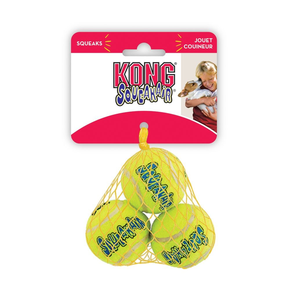 KONG Air Squeaker Balls Small 3pk