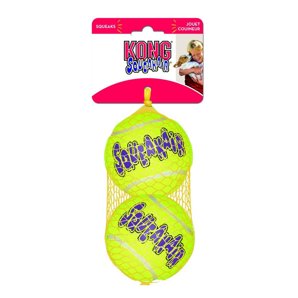 KONG Air Dog Tennis Ball Med 2pk